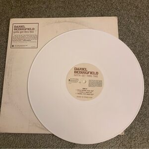 Rare 2002 Promotional White Vinyl Record - Daniel Bedingfield